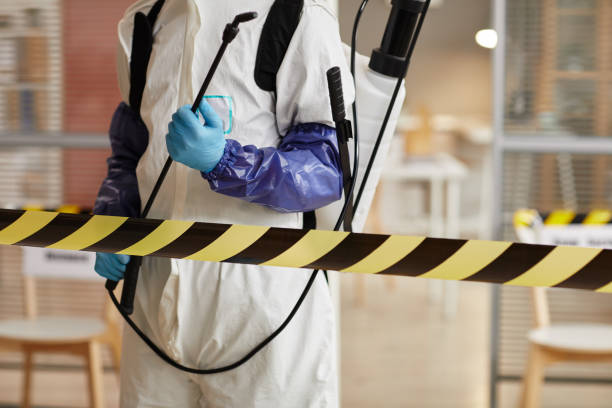 Professional Sewage Cleanup technician working in Omaha, NE